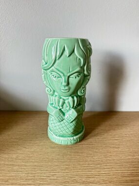 Mint Green Ceramic Mermaid Tiki Mug